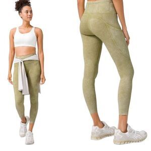 $138 Lululemon Fast and Free High Rise Tight 25" Size 8